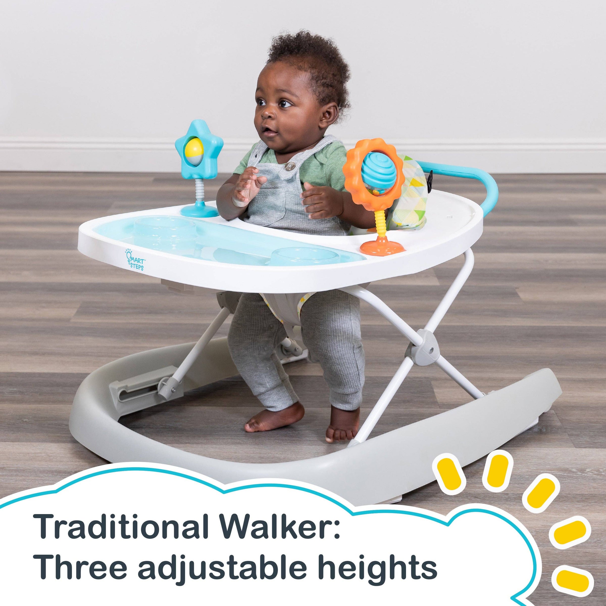 Smart Steps by Baby Trend Dine N' Play 3-in-1 Feeding Walker